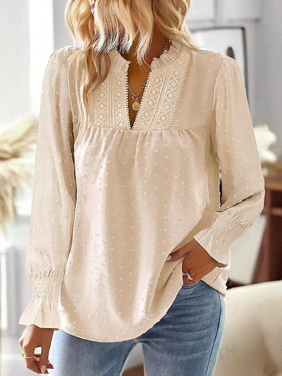 Premium Boho Flowing Elegant V Neck Top