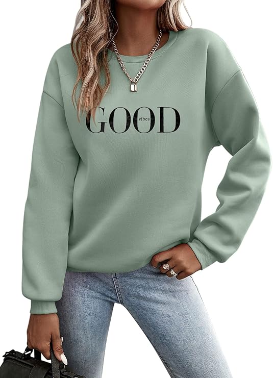 Ultra Soft Casual Letter Print Jumper