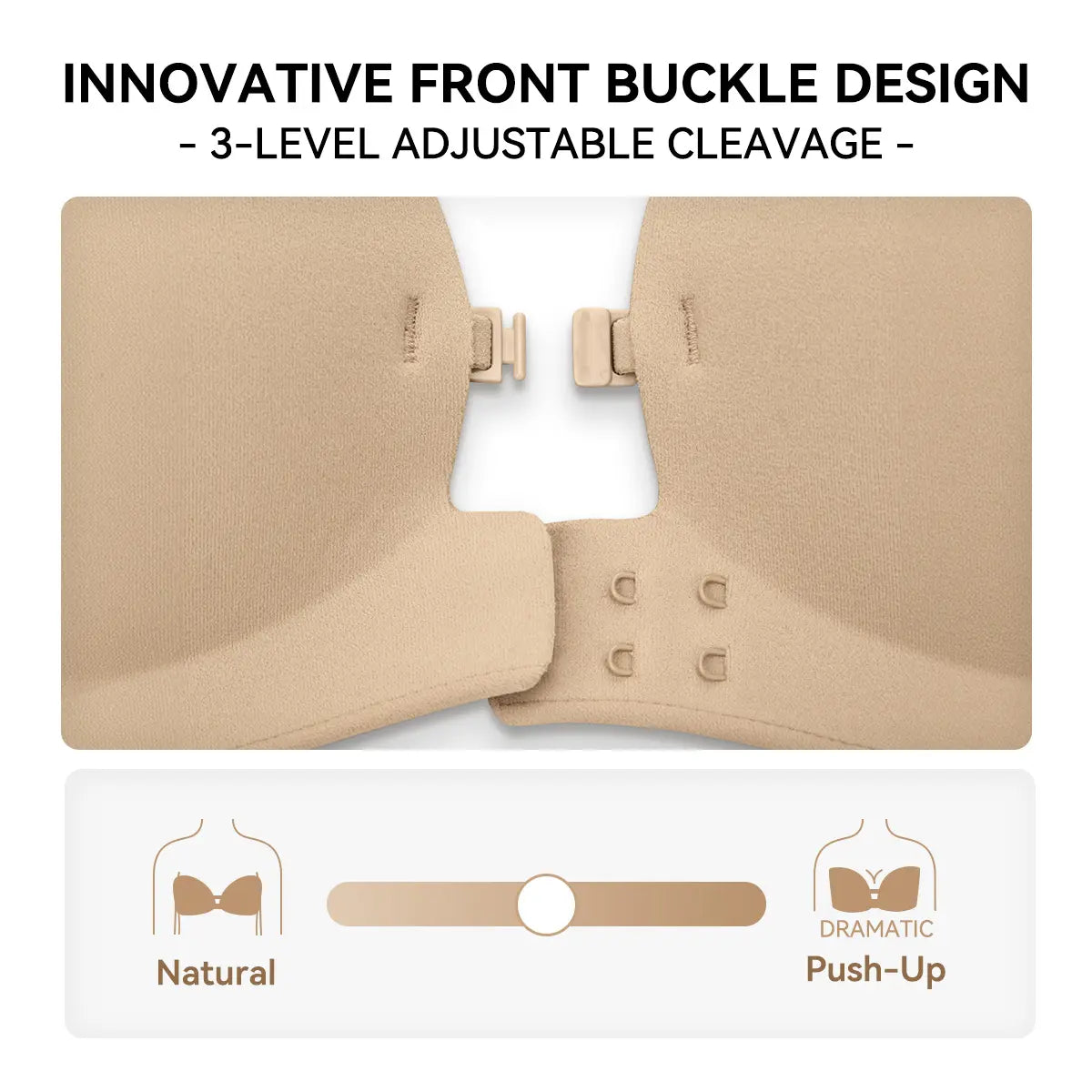 Perfected Seamless Full-Support Push-Up Bra