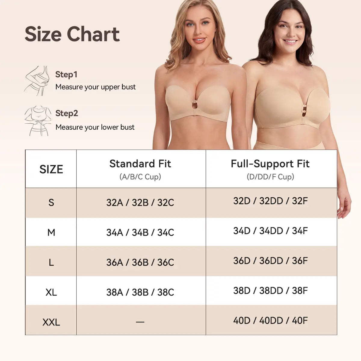 Perfected Seamless Full-Support Push-Up Bra