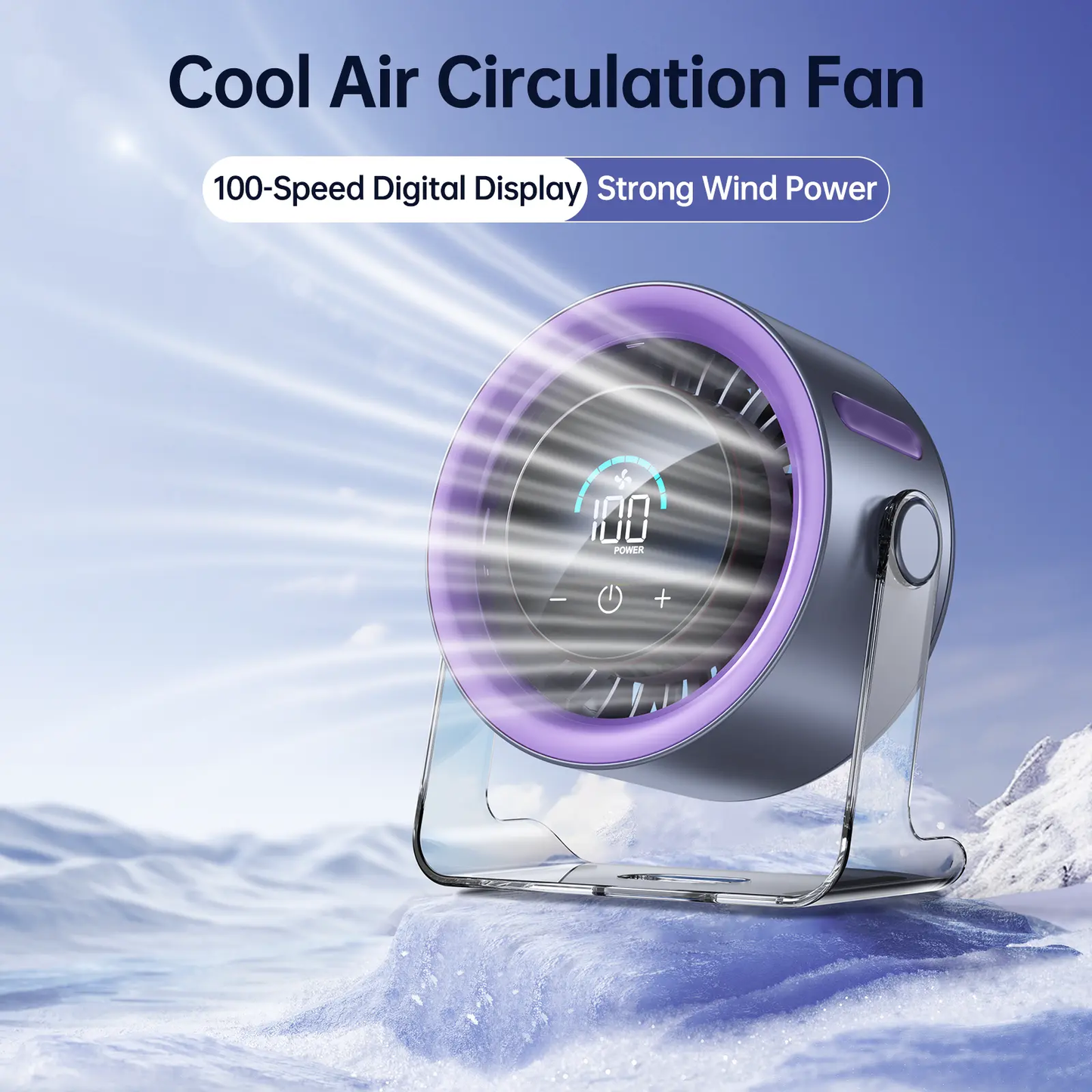 UltraQuiet Desktop Air Circulation Fan