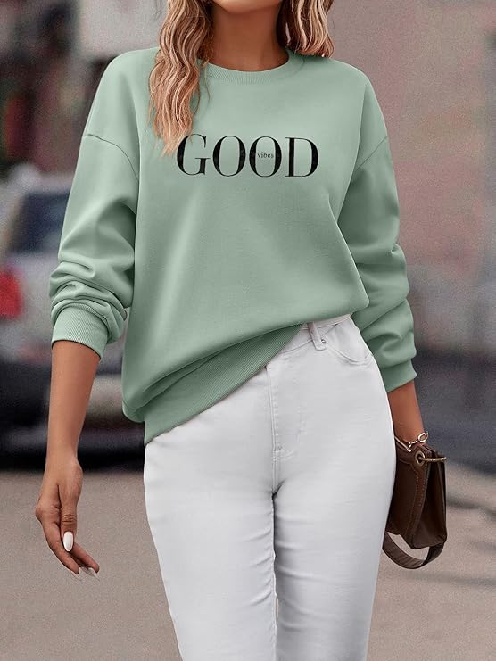 Ultra Soft Casual Letter Print Jumper