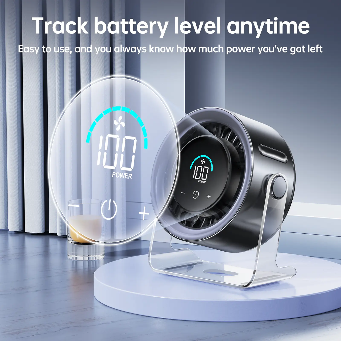 UltraQuiet Desktop Air Circulation Fan