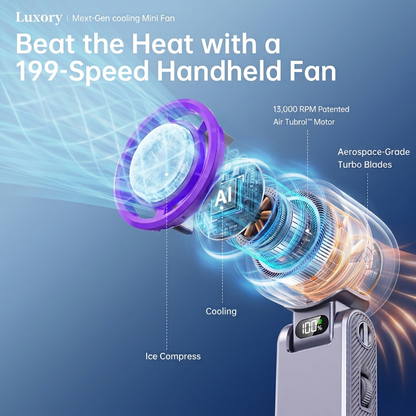 Next-Gen Cooling Plate Mini Fan