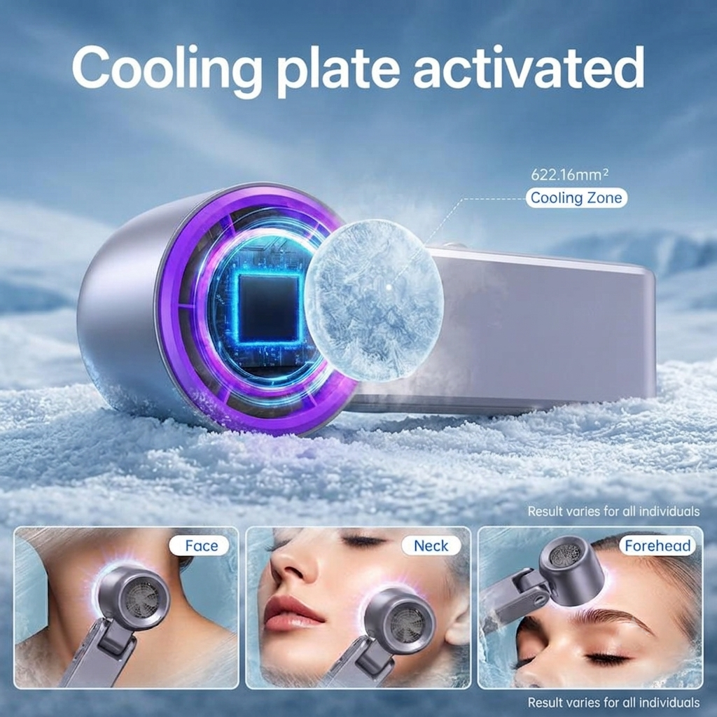 Next-Gen Cooling Plate Mini Fan