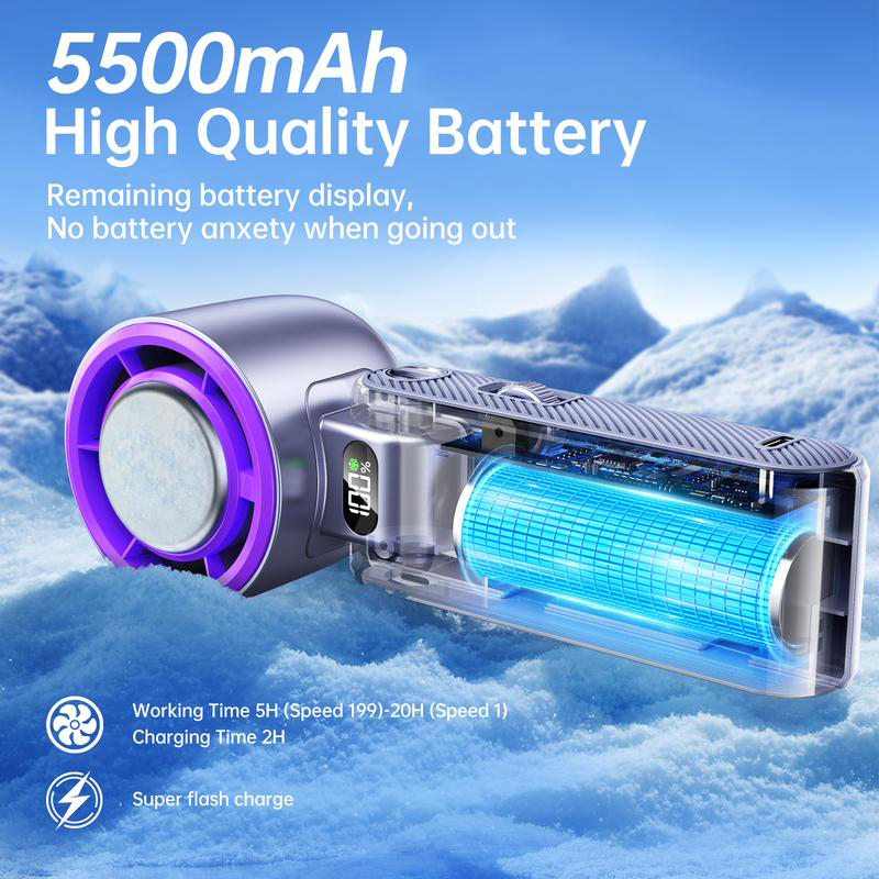 Next-Gen Cooling Plate Mini Fan