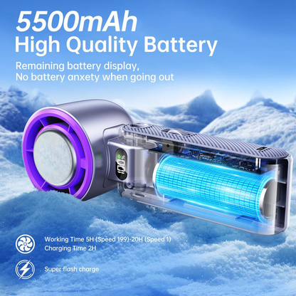 Next-Gen Cooling Plate Mini Fan