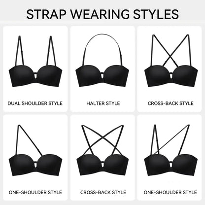 Perfected Seamless Full-Support Push-Up Bra