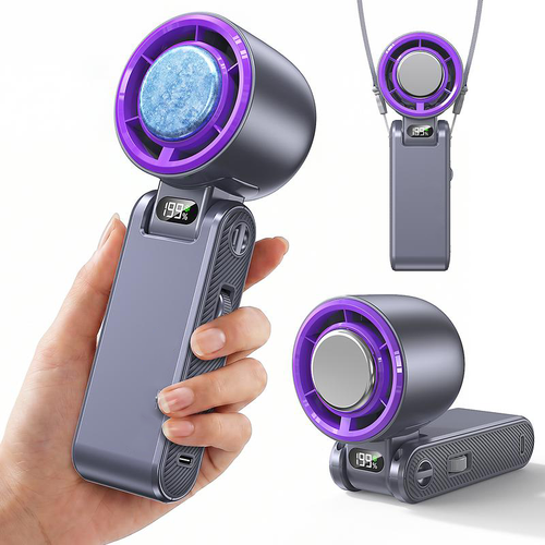 Next-Gen Cooling Plate Mini Fan